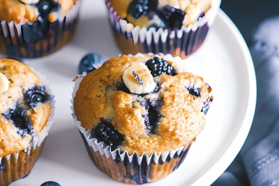 Banana Blueberry Muffins Recipe