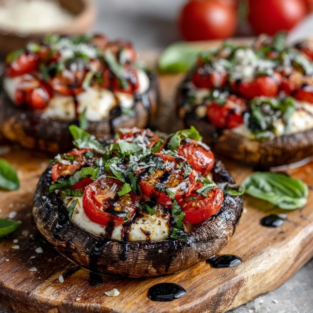 Caprese Stuffed Portobello Mushrooms Recipe