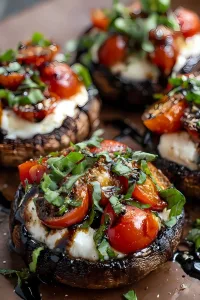 Caprese Stuffed Portobello Mushrooms Recipe