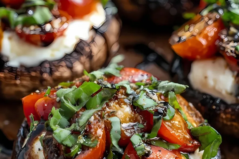 Caprese Stuffed Portobello Mushrooms Recipe