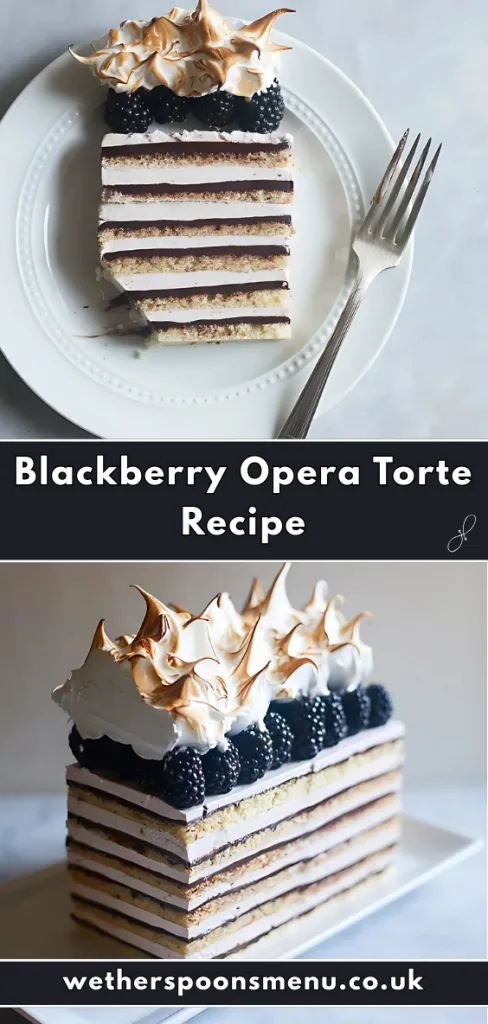 Blackberry Opera Torte