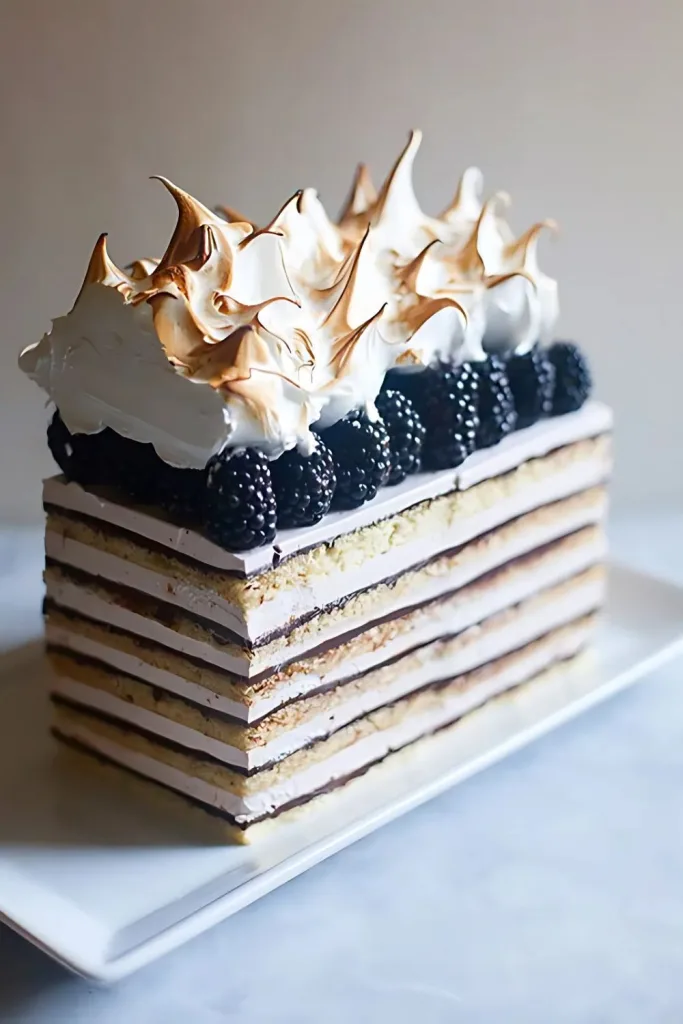 Blackberry Opera Torte