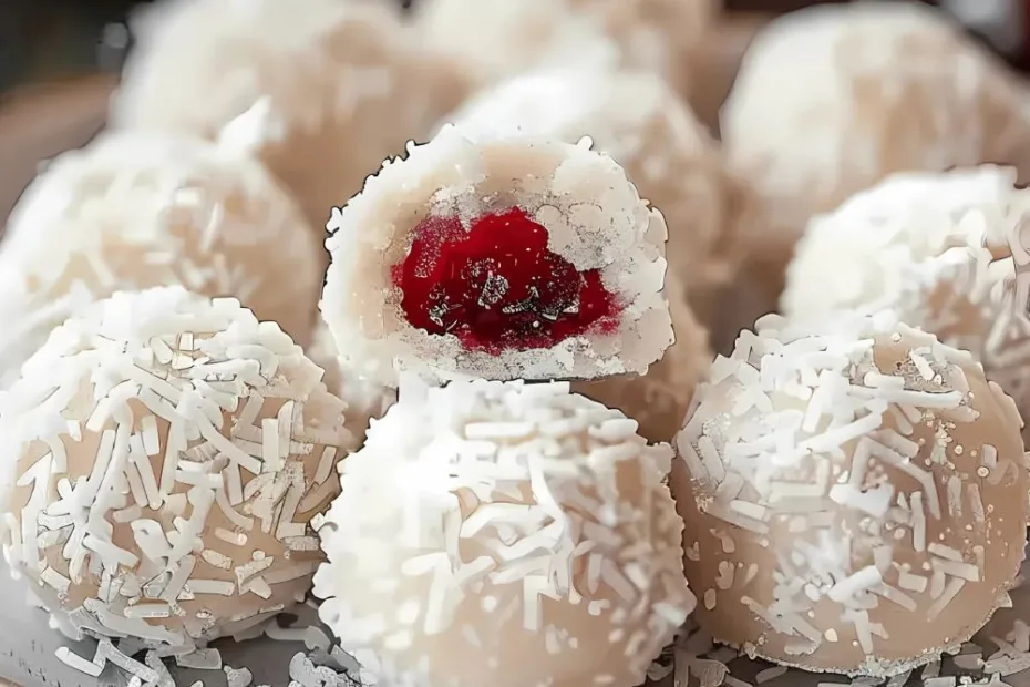 Cherry Snowball Cookies Recipe