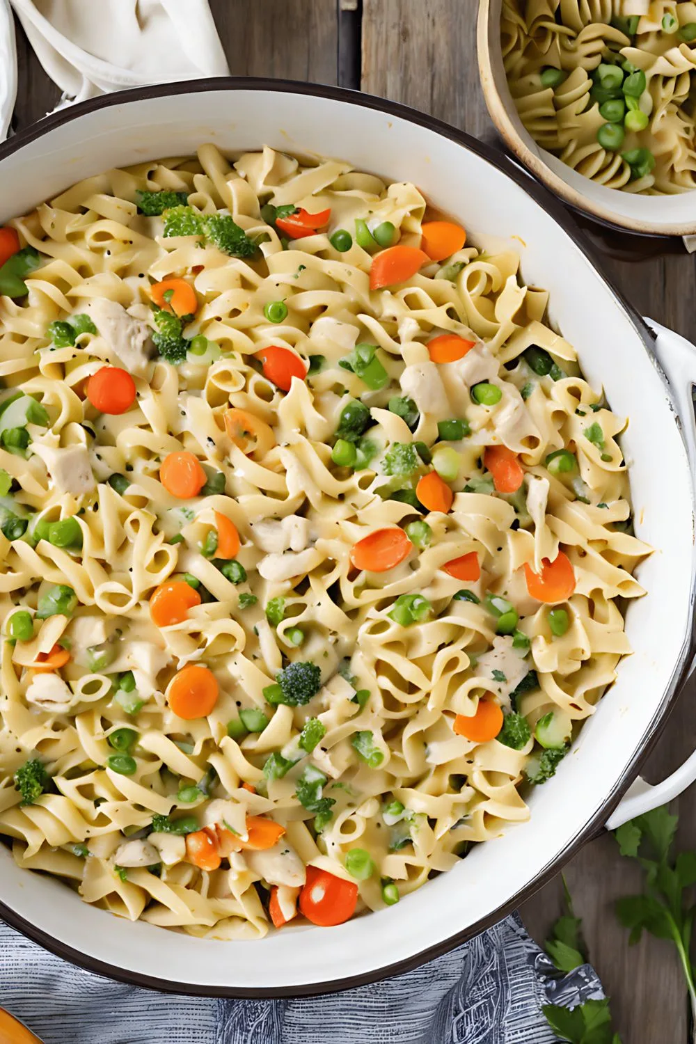 Chicken Noodle Casserole with Vegetables Recipe