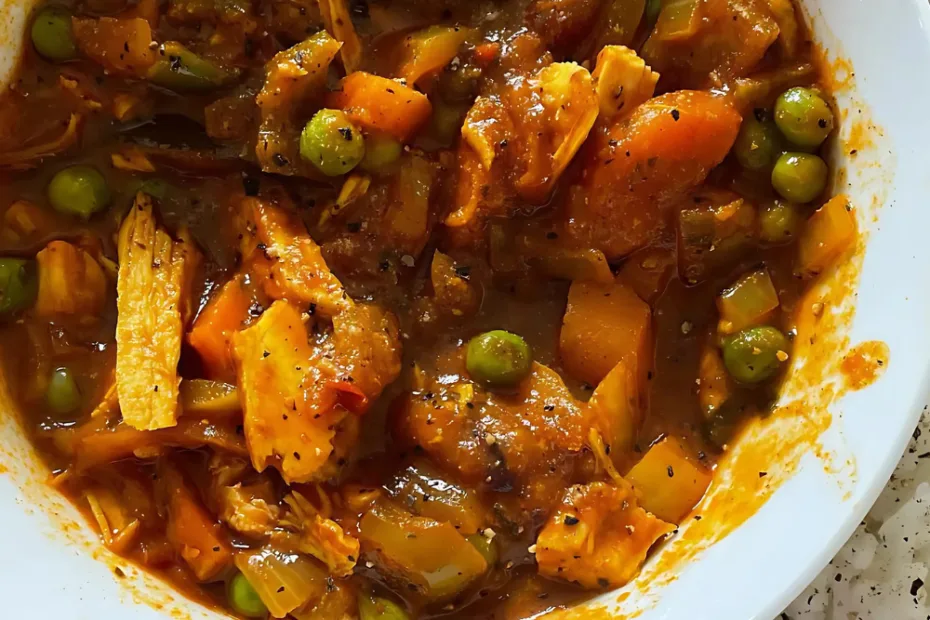 Chicken and Vegetable Curry with Rice Recipe