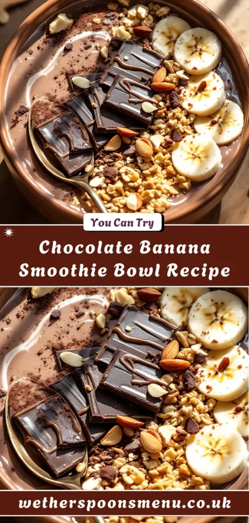 Chocolate Banana Smoothie Bowl Recipe