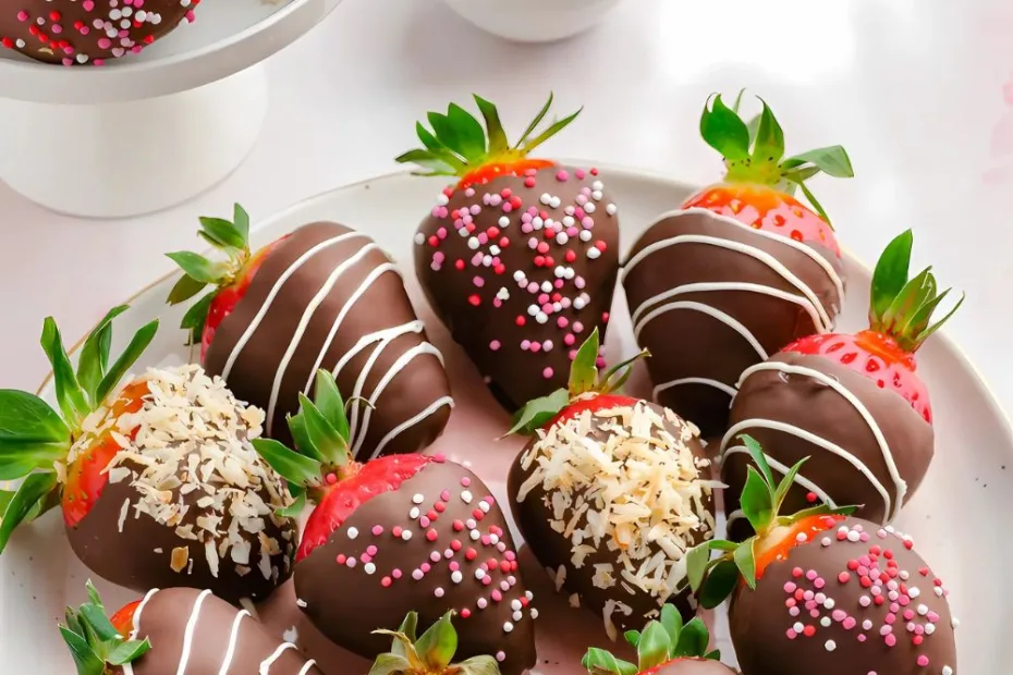 Chocolate Covered Strawberries Wedding Recipe
