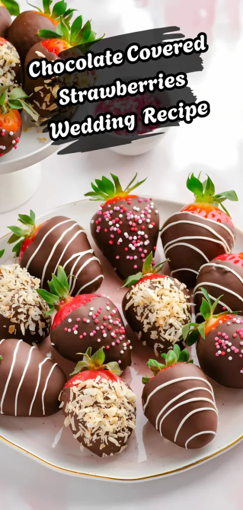 Chocolate Covered Strawberries Wedding Recipe