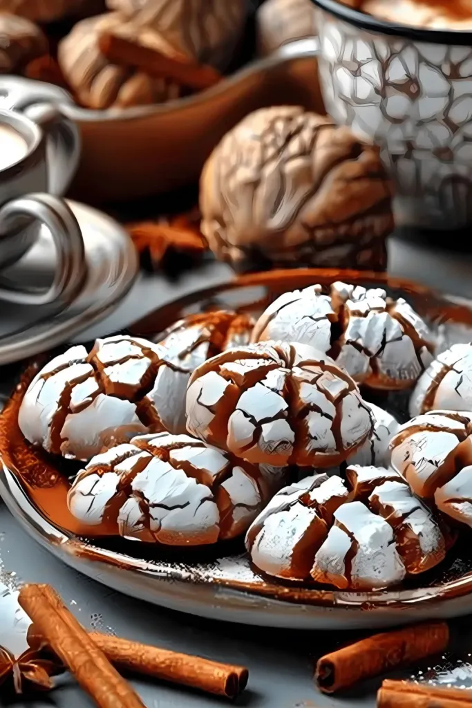 Cinnamon Coffee Crinkles Recipe