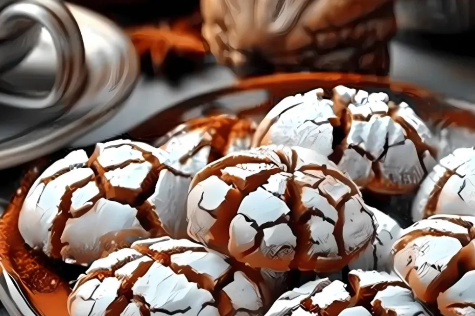 Cinnamon Coffee Crinkles Recipe