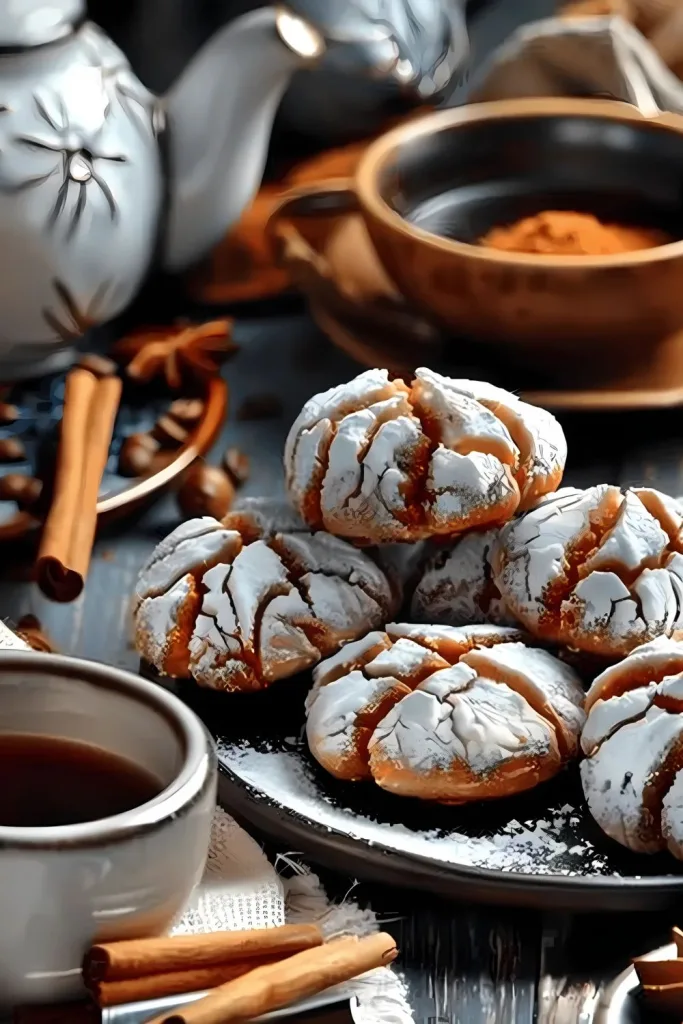 Cinnamon Coffee Crinkles Recipe