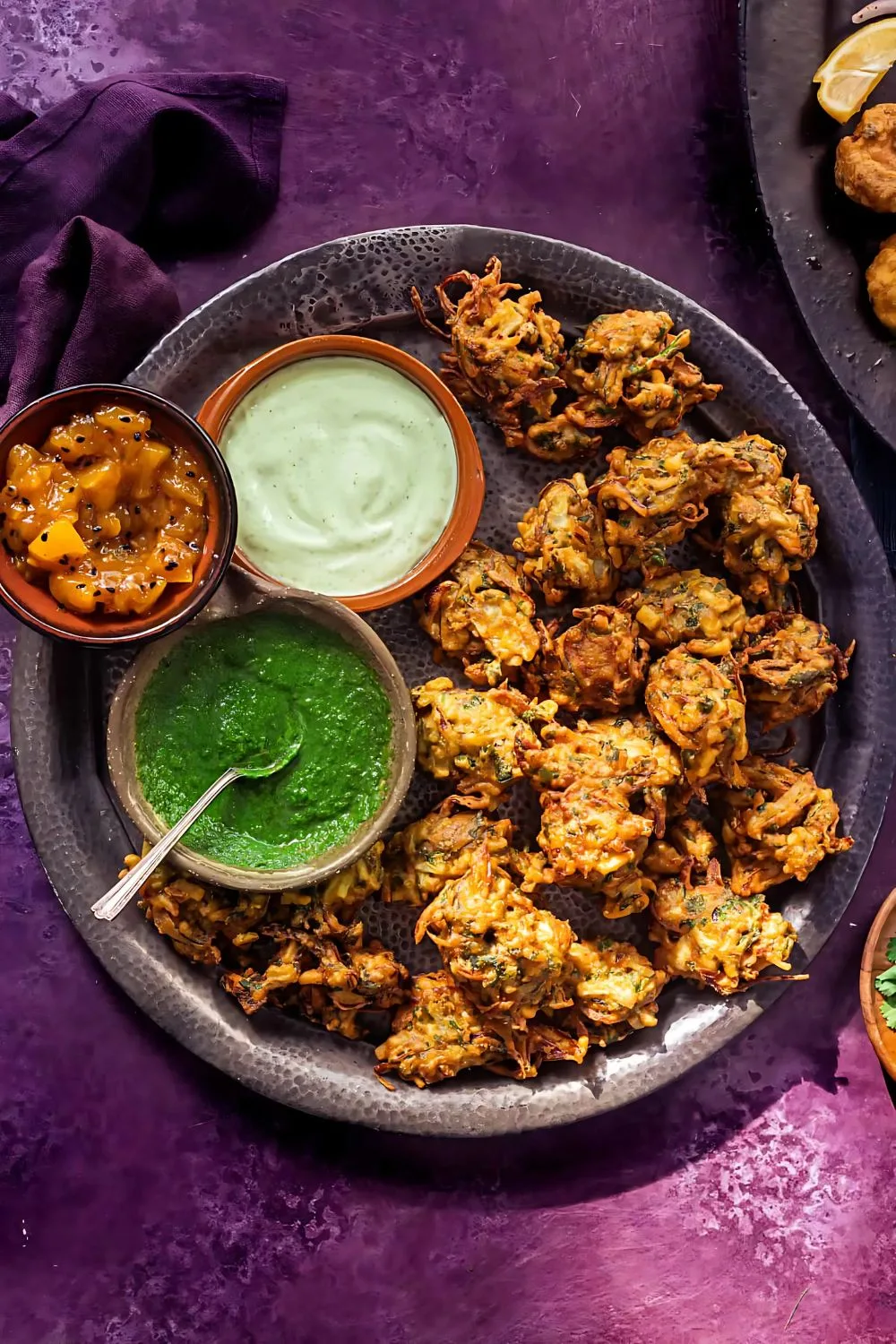 Crispy Vegetable Pakoras with Chutney Recipe