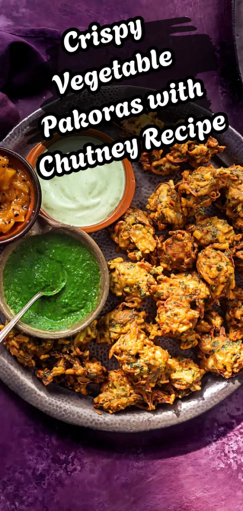 Crispy Vegetable Pakoras with Chutney Recipe