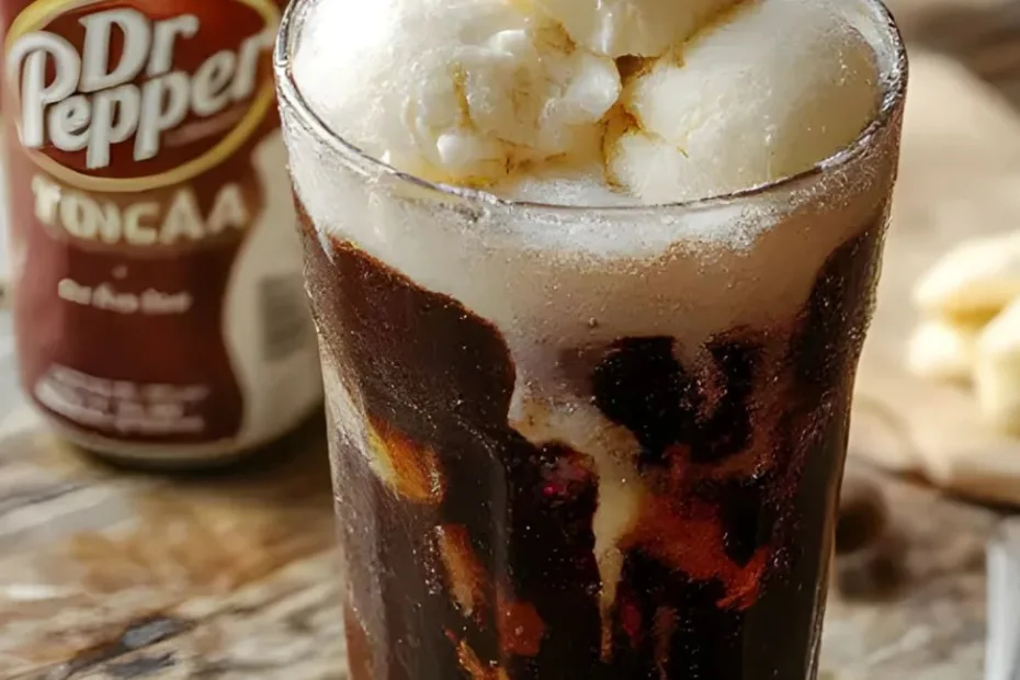 Dr Pepper Float