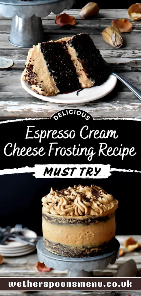 Espresso Cream Cheese Frosting Recipe