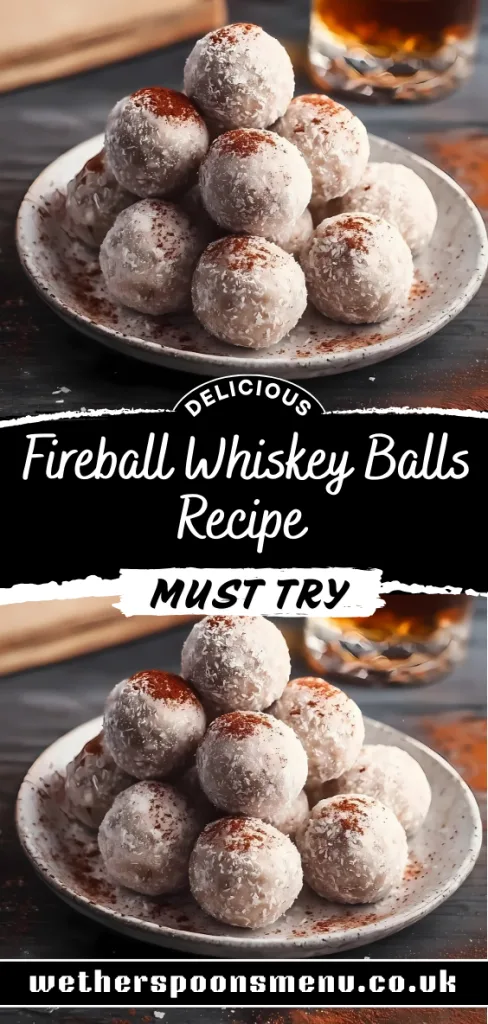 Fireball Whiskey Balls Recipe