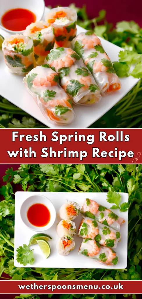 Fresh Spring Rolls with Shrimp Recipe