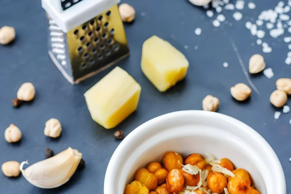 Garlic Parmesan Roasted Chickpeas Recipe