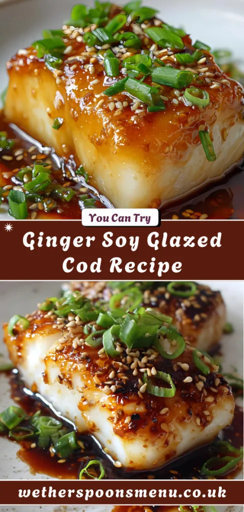 Ginger Soy Glazed Cod