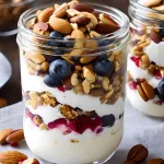 Greek Yogurt Parfait with Mixed Nuts recipe