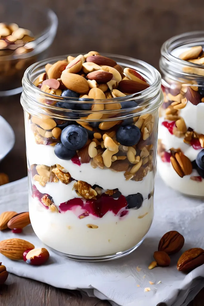 Greek Yogurt Parfait with Mixed Nuts recipe