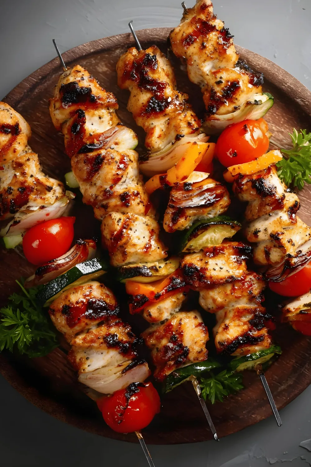 Grilled Chicken and Veggie Skewers Recipe