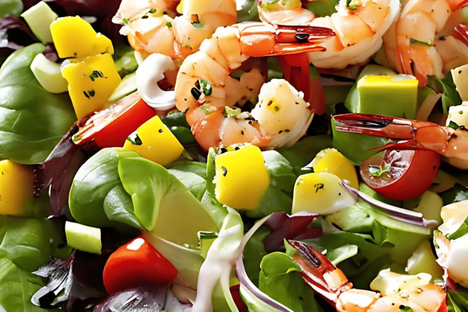 Grilled Shrimp Salad with Citrus Dressing Recipe