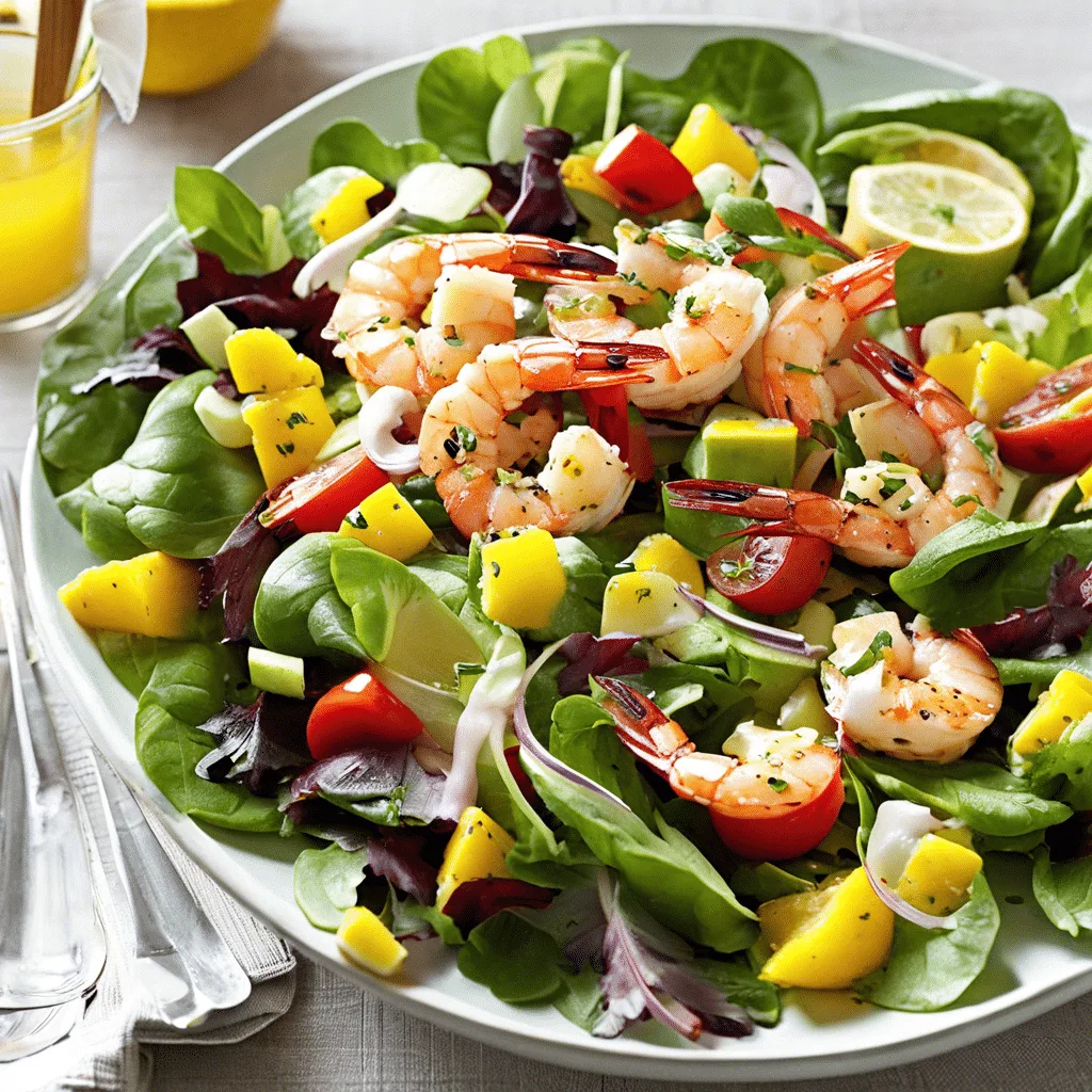 Grilled Shrimp Salad with Citrus Dressing Recipe