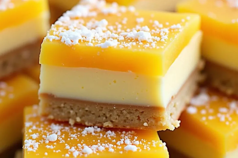 Heavenly Summer Peach Bars Recipe