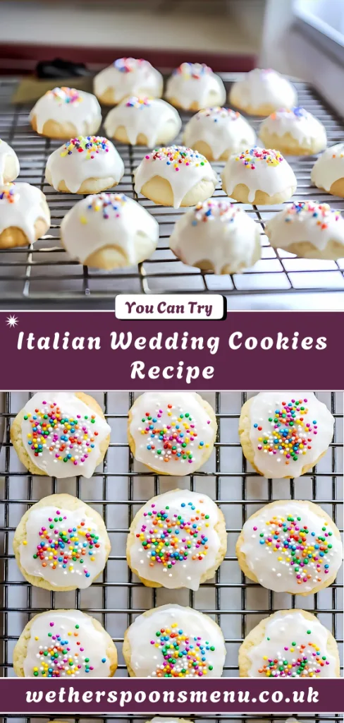 Italian Wedding Cookies Recipe