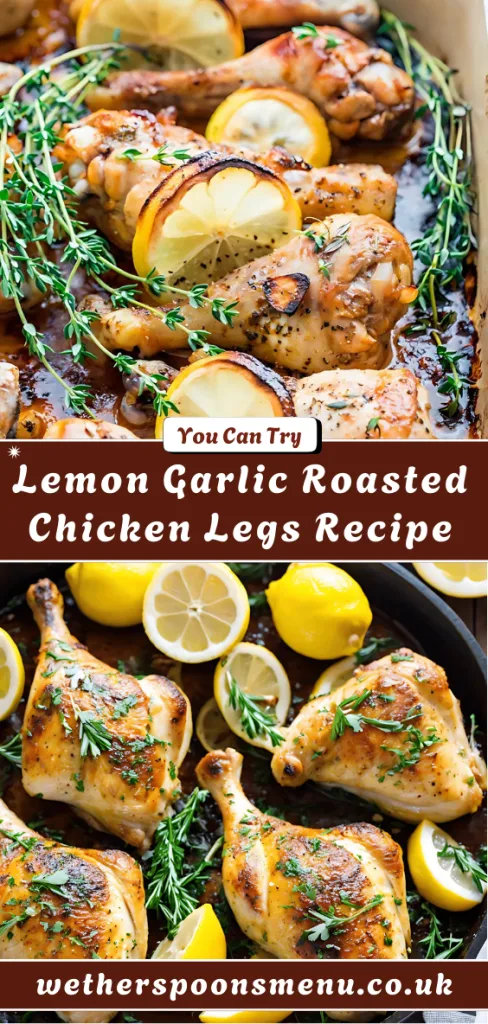 Lemon Garlic Roasted Chicken Legs Recipe