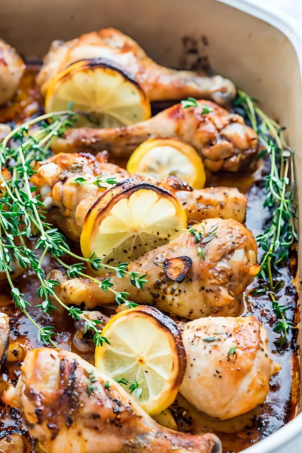 Lemon Garlic Roasted Chicken Legs Recipe