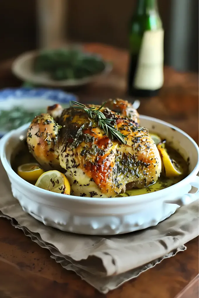 Lemon Herb Roast Chicken Recipe