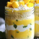 Mango and Coconut Overnight Oats Recipe