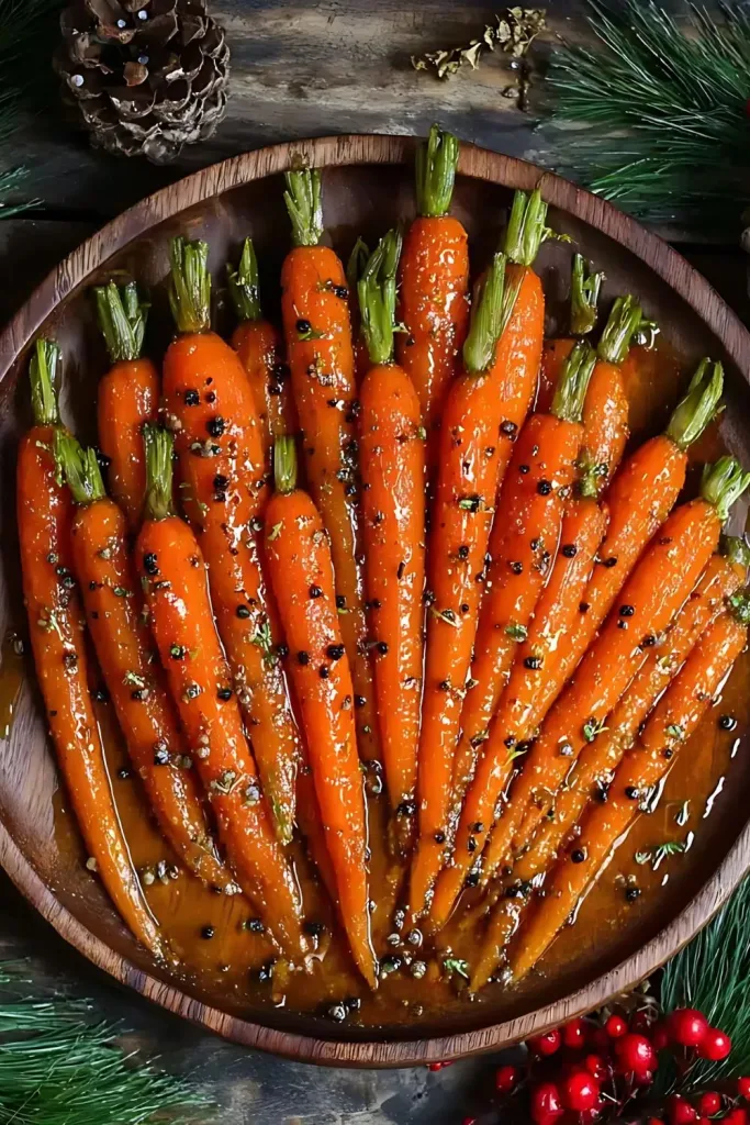 Maple Mustard Roasted Carrots Recipe