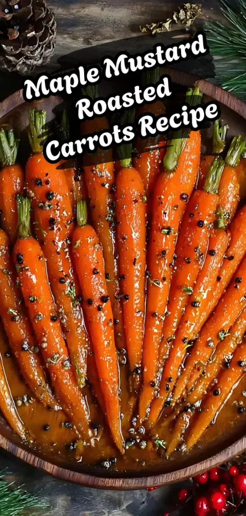 Maple Mustard Roasted Carrots Recipe