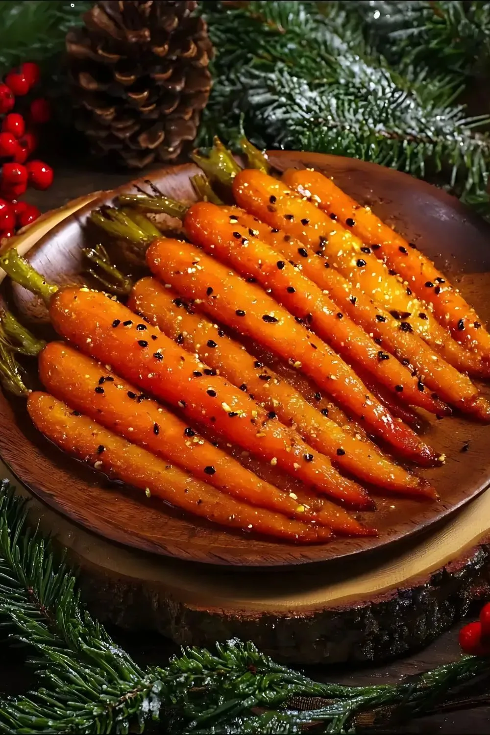 Maple Mustard Roasted Carrots Recipe