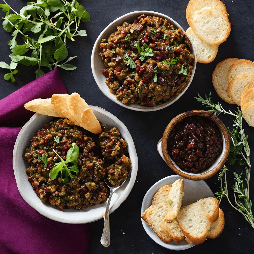 Mediterranean Olive Tapenade with Crostini Recipe