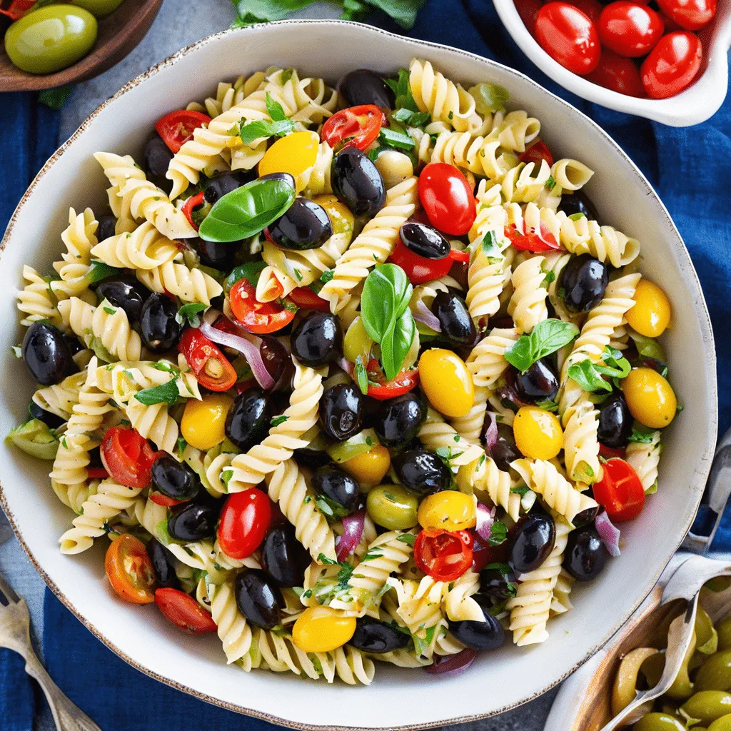 Mediterranean Pasta Salad with Olives Recipe