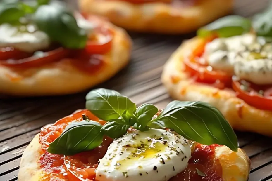 Mini Caprese Pizzas recipe