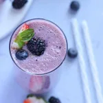 Mixed Berry Smoothie with Almond Milk Recipe
