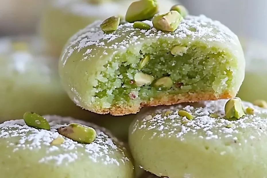 Pistachio Wedding Cookies Recipe