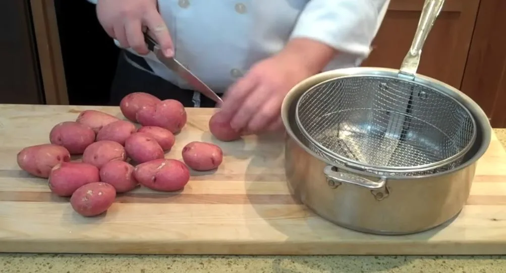 Prepare the Oven and Potatoes