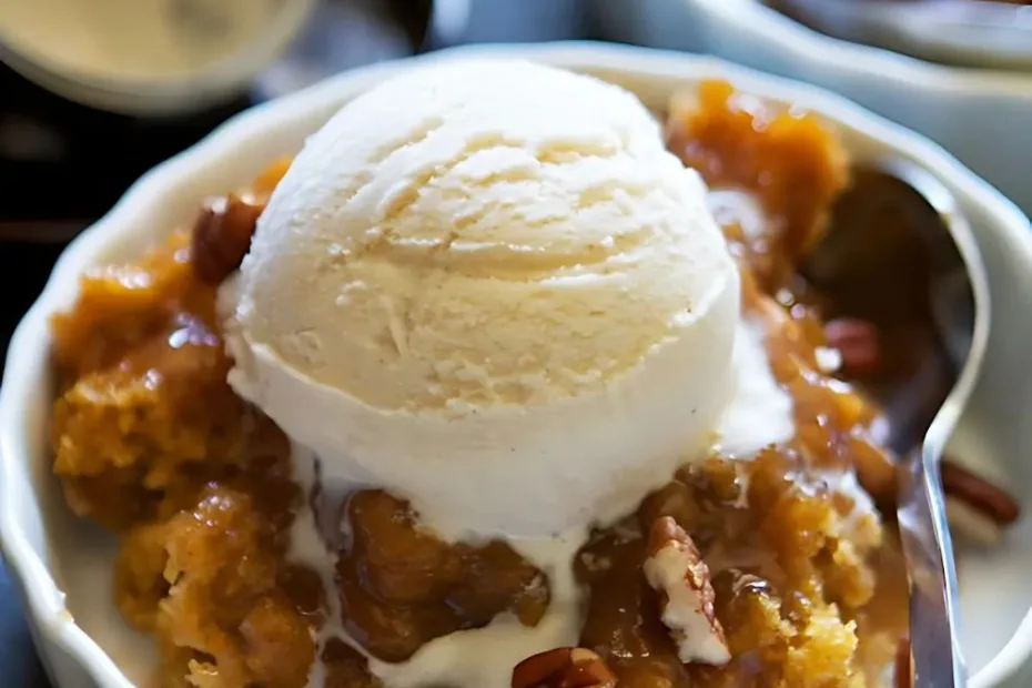 Pumpkin Pecan Cobbler Recipe