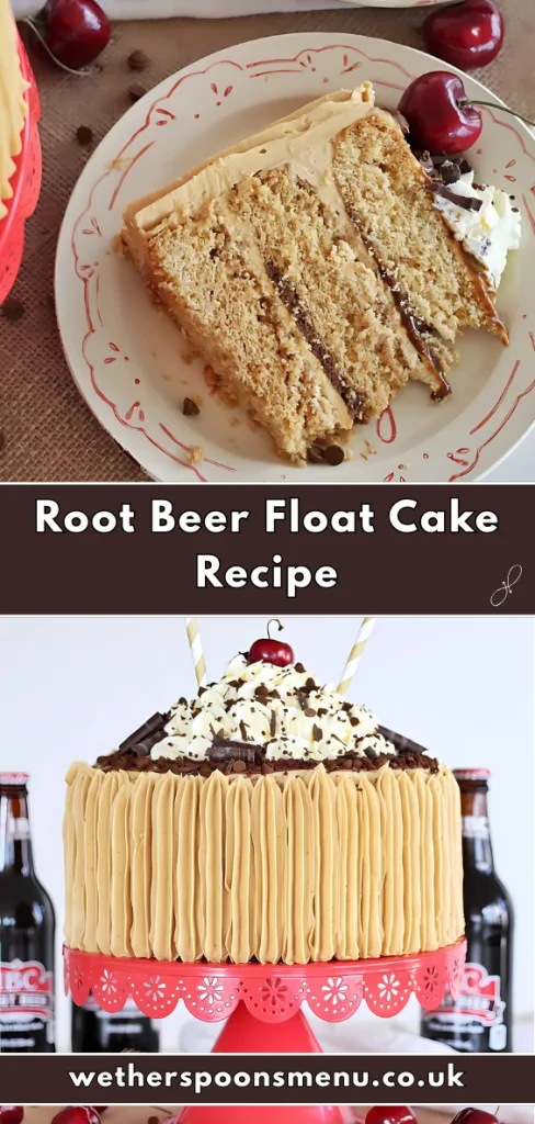 Root Beer Float Cake