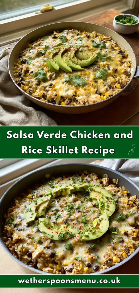 Salsa Verde Chicken and Rice Recipe
