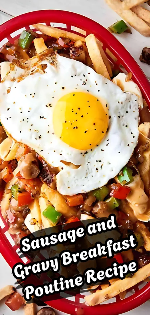 Sausage and Gravy Breakfast Poutine Recipe