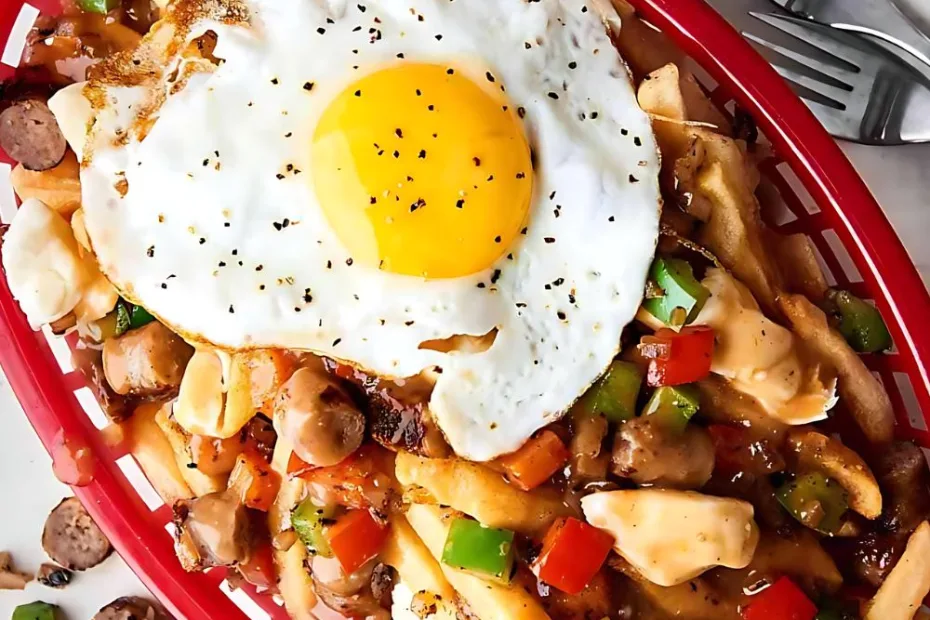 Sausage and Gravy Breakfast Poutine Recipe