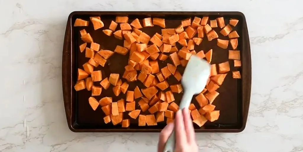 Sauté the Sweet Potatoes