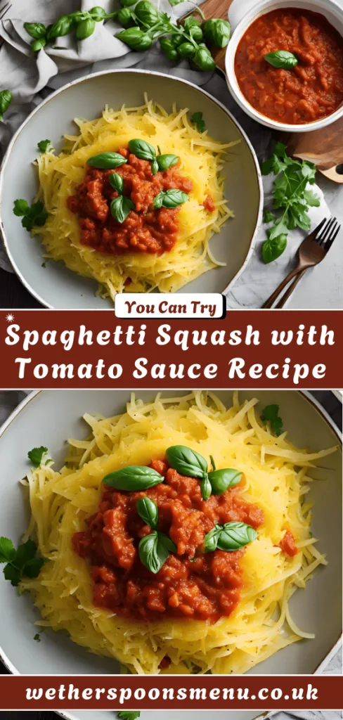 Spaghetti Squash with Tomato Sauce Recipe